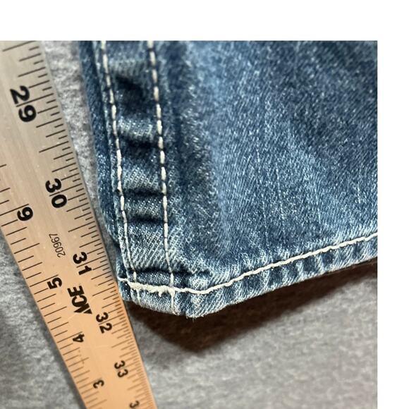 True Religion Vintage Mens Billy w/ Spiderweb Stitched Flap Pockets Size 38 - Picture 10 of 10